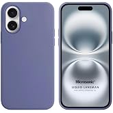 Microsonic Apple iPhone 17 i&ccedil;in Kılıf Liquid Lansman Silikon Lavanta Grisi [iPhone 17 ile Uyumlu Kılıf - Lavanta Grisi]