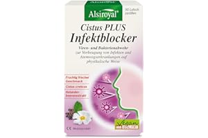 ‎ALSIROYAL Alsiroyal Cistus Infektblocker 90 Tabl. – Natürlicher Schutz mit Cistus Creticus & Holunder - 300 mg Polyphenole pro Tag - fruchtig-frischer Geschmack - ohne Resistenzbildung - für Kinder ab 6 Jahre