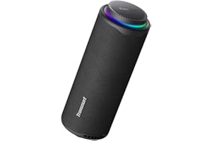 Tronsmart T8 Altavoz Portátil Bluetooth 40W, Luces Led, Protección Agua IPX7, Graves Potentes con Sonido Stereo de Alta Fidelidad, Speaker Inalámbrico con EQ para Camping, Ciclismo, Interior, Exterior