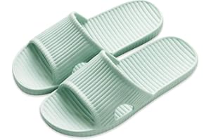 JIJIe Shower slipper,Slippers for Women bathroom or indoor use, anti-slip