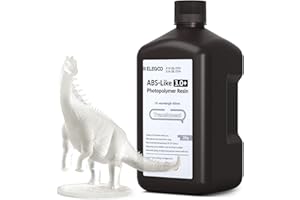 ELEGOO ABS-Like 3.0 Plus 3D Printer Resin Translucent 2000 g, High Heat Resistance 3D Printer Resin, Lower Viscosity and Shrinkage, 405nm LCD UV Curing for MSLA/LCD/DLP 3D Printer