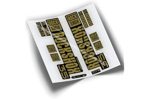 PEGATINEA ROCKSHOX 35 2021 WP396 Fork Stickers gold