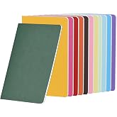 ZCZN Notebook A5 12 Pack Notebooks White Sheets Notepad A5 | 30 Sheets/60 Pages for Drawing Diary Study Agenda for Office Stu