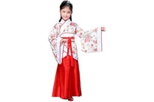 Xinvivion Estilo Chino Hanfu Vestido - Antiguo Tradicional Ropa Elegante Retro Tang Suit Traje de Rendimiento
