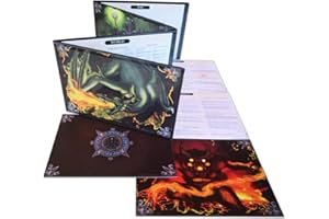 Doctor Frikistein Summoning Dungeon Master Screen | Pantalla VERSÁTIL, Personalizable, Dry-Erase para Juegos de rol