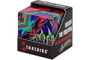 Shashibo Cube Anti Stress – Infinity Cube Primé et Breveté avec 36 Aimants aux Terres Rares – Cube Infini 3D Extraordinaire – Se Transforme en Plus de 70 Formes (Chaos)