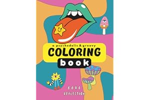 A Psychedelic & Groovy Coloring Book: Trippy Patterns for visual Stimulation and Creative Fun | Adult Coloring Book for Edgy Rebels | Art Therapy Coloring for Adults