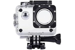TEKCAM Waterproof Housing Case Compatible with AKASO EK7000/Pro Xtreme/SJCAM SJ4000/Xilecam X2/Vemont/Dragon Touch Vision3 YF/Apexcam M80AIR/COOAU SPC06 Action Camera, Protective Diving Shell