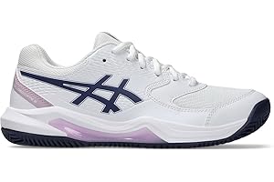 ASICS Dedicate 8 Clay Mujer Zapatos de Tenis Azul Amarillo