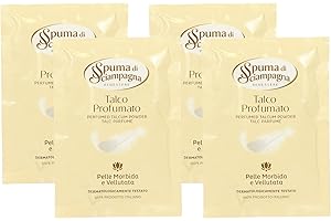 FEI FAN Busta Talco Profumato, Per Una Pelle Morbida e Vellutata 75g (4 Buste)