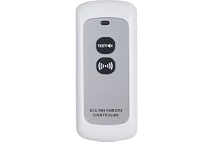 XINDUM Fernbedienung für Rauchmelder, einfaches Testen und Stummschalten des Rauchmelders ohne Leiterklettern, 433 MHz