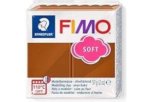 Staedtler Fimo Soft - Pasta Modellabile Principianti e Hobbisti, Plastilina Termoindurente Morbida e Flessibile Ideale per Gioielli, Accessori e Decorazioni, Hobby Creativi Adulti e Bambini, 57 g