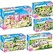 Produktbild PLAYMOBIL® City Life 5er Set 9226 9227 9228 9229 9230 Brautmodengeschäft mit Salon + Hochzeitslimousine + Hochzeitsparty + Hochzeitspavillon mit Brautpaar + Fotograf mit Blumenkindern