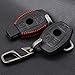Produktbild WHXHN Echtes Leder-Mann-Autoschlüssel-Beutel-Kasten-Abdeckungs-Schlüsselhalter-Kette, für Mercedes Benz AMG W203 W210 W211 W124 W204 W205