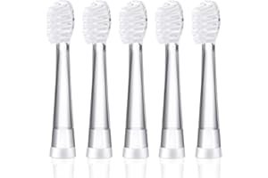 KOPBTBOY Ersatzbürsten Kinder für Seago SG513/SG977/SGEK6/DT-K6/DT-BB1, 5er Kinder Elektrische Zahnbürste Ersatzkopf für Seago(18-36month)