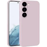 Aksesuarcim Samsung Galaxy S23 ile Uyumlu Kılıfı Silikon Pastel Renkli Mat Esnek İnce Kapak Prem Rose Gold