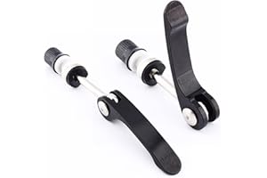 ALOMEJOR Levier de Déverrouillage Rapide de la Tige de Vélo Boulon de Serrage Tige de Selle de Vélos Rapide Collier Fixation Tige de Selle Bicyclettes Levier Collier Serrage Rapide