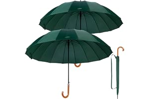 Carlo Milano paraply för två personer: 2-pack XXL-paraplyer, för 2 personer, stormbeständiga och vindskyddande, 16 ribbor (du