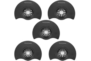 HILILAND 5 unids 88 mm circular hojas de sierra oscilante multi herramienta accesorios conjunto de reparación de herramienta de corte de acero de alto carbono