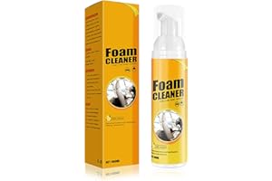 MIIOTO Ganbaro Multifunctional Car Foam Cleaner,100ml No Flushing Car Interior Cleaning,Grease-Free Cleaner All Purpose Foam Cleaner Spray Lemon Flavor for Car House Kitchen