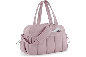 BAGSMART Sportväska dam, 24 l, weekendväska, vattenavvisande, resväska, handbagage, Ck gymväska, sjukhusväska, sjukhusväska