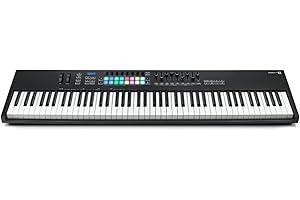 Novation Launchkey 88 [MK3] - Tastiera MIDI di alta qualità a 88 note per creare musica con espressività, nero