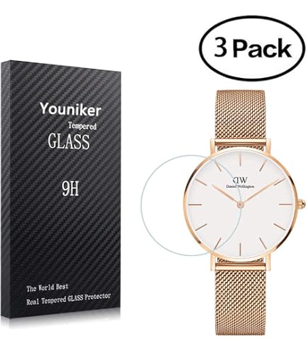 QUARKZMAN 3 Pellicole Protettive Per Orologio 36mm – TPU Ultra Sottile HD, Anti Graffio, Universale Per Smartwatch