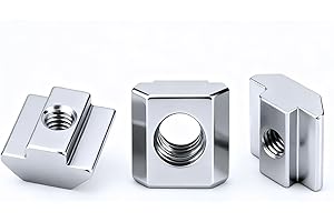 msymsyu 28 Stück Nutensteine M6 Nutenstein M6 Schiebemuttern Kohlenstoffstahl Nutenstein für 30-Serie Extrusionsschlitz Führungsschiene in Automobilindustrie und Industriellen (Silber)