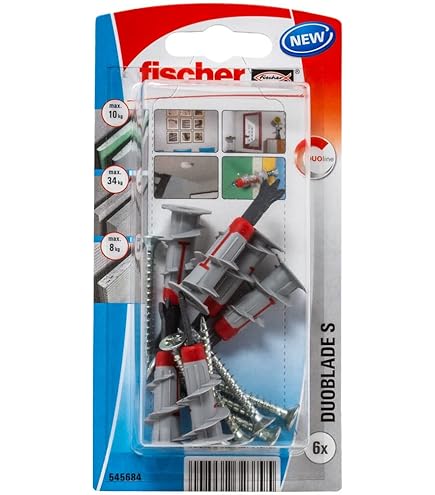 Borchie Autoperforanti Fischer Padur Per Cartongesso - Confezione Da 10 Con Strumento Di Montaggio - Foto 10