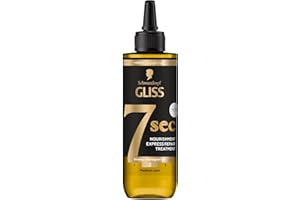 Schwarzkopf Gliss, Trattamento 7 Secondi Olio Nutriente per Capelli Secchi e Spenti, con Acido Oleico e Olio di Marula, Riparazione Profonda, 200ml
