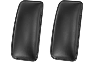 Mount Kumgang 2 Stück Leder Knie Pad, Auto Beinpolster, Autotür-Armlehnenkissen, Auto Armlehnenkissen, für Auto-Innenraum, Auto Innenzubehör, Auto Konsole, Auto Sitzauflage