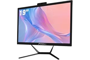 STGsivir Ordinateur de Bureau Tout-en-Un, écran 19",Core i5 2,9 GHz jusqu'à 3,6 GHz, mémoire 16 Go, SSD 512 Go, WiFi 5, Bluetooth, Clavier, W10H64