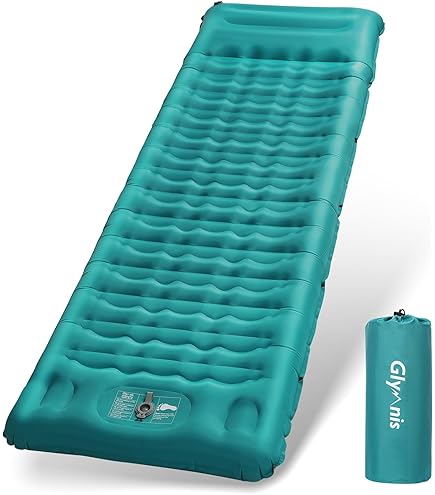 Materassino Autogonfiante Da Campeggio - 200x68cm, 9cm Spessore - Ultra Leggero Per Trekking E Spiaggia - Foto 9