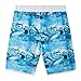 Bluezoo Kids Boy's Blue Shark Swim Shorts Age 11-12
