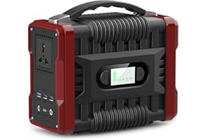 WZYBUTA Generador solar portátil, Estación de energía 222 Wh(60,000 mAh/3,7 V) grupo electrógeno de emergencia con salidas AC 230V, para camping y viajes,aventuras,emergencia
