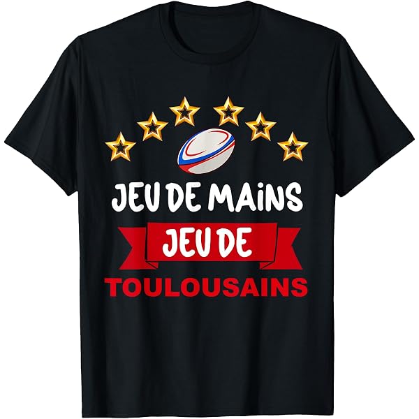 Sweat à Capuche Toulouse Supporter – Jeu De Mains Jeu De Toulousains, Cadeau Fan Stade Toulousain Homme Femme Enfant