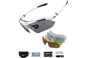 Alpland Occhiali Sport Kitesurf - Bici Da Corsa Occhiali Da Triathlon Incl. SOFTBAG, Fascetta, STIRERIA - Foto 12