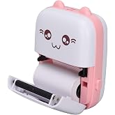 Ticimark Mini Termal Yazıcı, Taşınabilir, BT Bağlantı, M&uuml;rekkepsiz, 200 DPI, Pembe