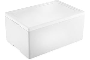 Thermohauser Thermobox GN 1/1, Styropor (EPS), Innen: ca. 53,5 cm x 33,5 cm x 21 cm, Nutzinhalt 39 Liter