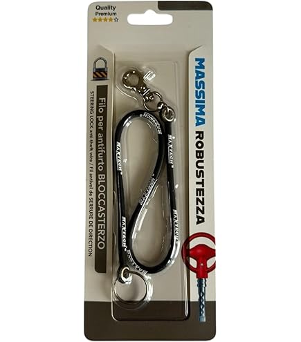 Agf Portachiavi Per Bloccasterzo Filo In Silicone Per Auto Block Shaft E Simili Vari Colori - Foto 4