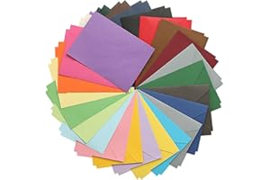 Maykafay 50 Enveloppes B6 125x175 mm, Enveloppes en Papier Kraft, Enveloppes Coloré pour Invitation de Mariage, Cartes de Vœux, Baby Shower, Anniversaires, Cartes de Remerciement