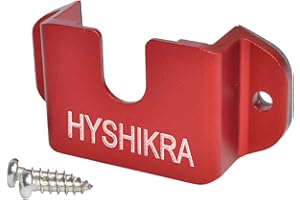 HYSHIKRA Radio Halter, Handheld Walkie Talkie Lautsprecher Clip Haken, Mobile Radio Mikrofon Halterung, 3 en 1 Halterung kompatibel mit Baofeng Quansheng Motorola und CB Radio (Rojo)