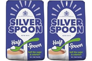 GENERIC Silver Spoon Half Spoon Granulated Sugar – 500g (Pack of 2) | Same Sweetness with Half the Calories | Perfect for Tea, Coffee, and Baking