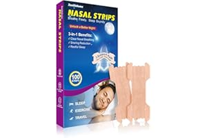 ZenithHome® Bandelettes Nasales, 100 pièces Ecarteur Nasal, Nouveau Ruban Bande Nasale Amélioré à 3 Tiges de Support, Anti Ronflement Efficace Puissant, Améliore la Respiration et le Sommeil (Large)