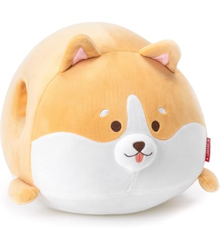 Surakey - Peluche a forma di cane Corgi Shiba Inu, morbido cuscino in peluche a forma di animale, con animale, per decorare la casa, 50 cm Surakey - Peluche a forma di cane Corgi Shiba Inu, morbido cuscino in peluche a forma di animale, con animale, per decorare la casa, 50 cm