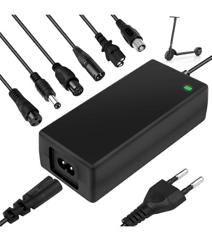 Chargeur De Skate électrique ZWHEEL 42V 2A – Compatible E9BMAX, ZFoxMAX, E9MAX, ZLionMAX – Adaptateur DC 5,5x2,1mm (EU) - 8