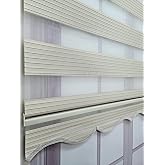 BBB Pliseli Stor Zebra Perde Sert Plastik Kasalı 150x260 Krem