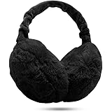 Women Earmuffs - 1/2 Piece Winter Ear Muffs Adjustable Faux Fur Ear Warmer Warm Windproof Plush Earmuffs Foldable For Men/Gir