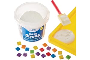 Baker Ross FN099 Safe Grout - 1 x 350g Tub, Craft Grout for Mosaics and Tiles