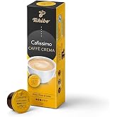 Tchibo Cafissimo Coffee Caff&egrave; Crema soft coffee capsules, 10 pieces (brown, soft flavored soft), sustainable and fair